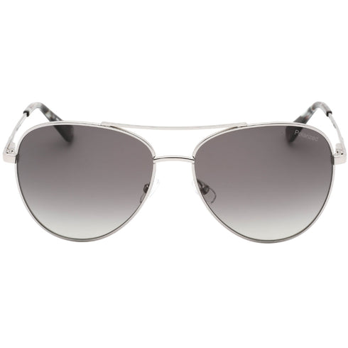 Banana Republic GreyF PZ Lens Silver Sunglasses BR2002 06LB WJ